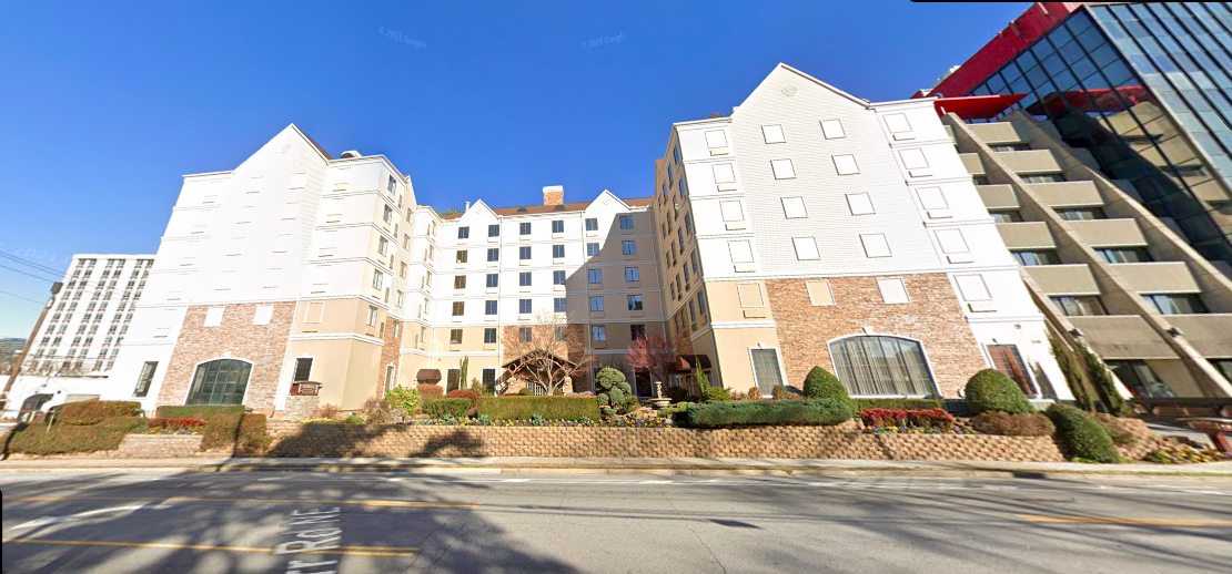 Buckhead DRC Hotel with rear facing street needs to be reworked